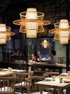 Covarir Lampe Suspension en Bambou Sigyn Fait Main