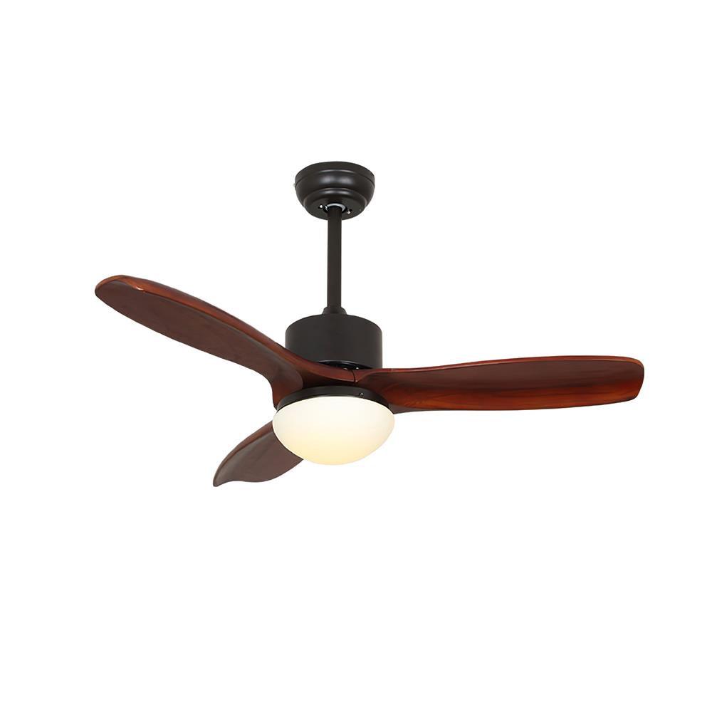 Ventilateur de Plafond Luminaire Brivel Élégance Naturelle
