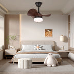 Plafonnier Ventilateur Neriah Moderne en Bois