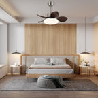 Plafonnier Ventilateur Kaelen en Bois