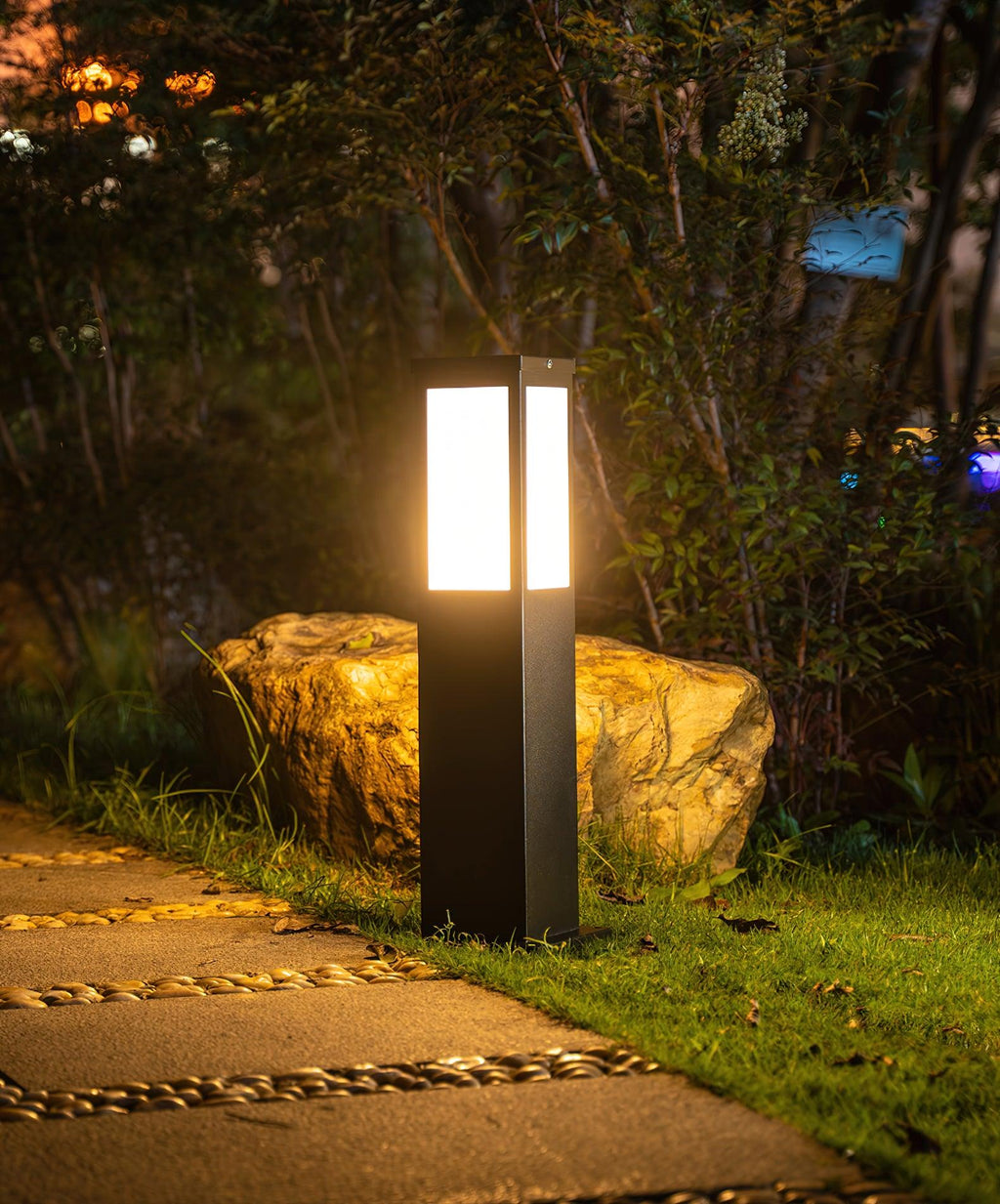 Orshaan Lampe Exterieure Solaire de Type Bollard