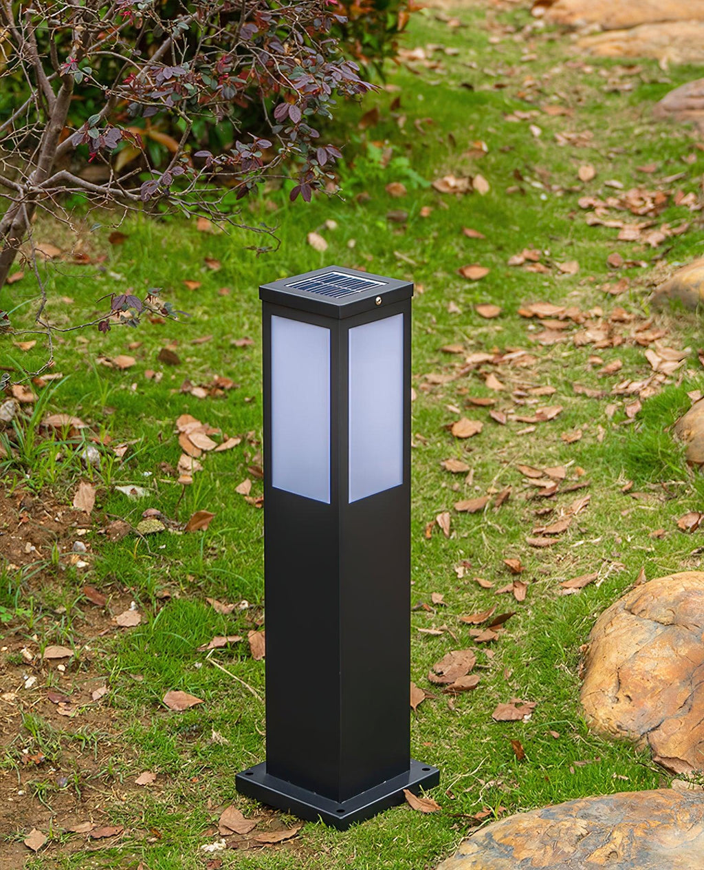 Orshaan Lampe Exterieure Solaire de Type Bollard