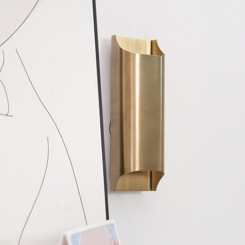 Hardy Applique Murale d'Art Nordic en Laiton