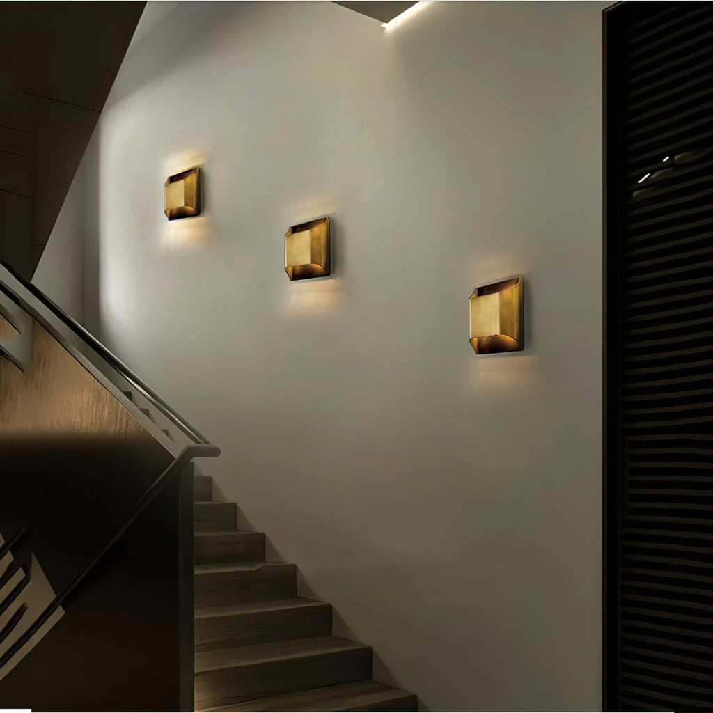 Hardy Applique Murale d'Art Nordic en Laiton