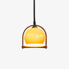 Cesilarae Premium Nordic Art Verre Bois Suspension