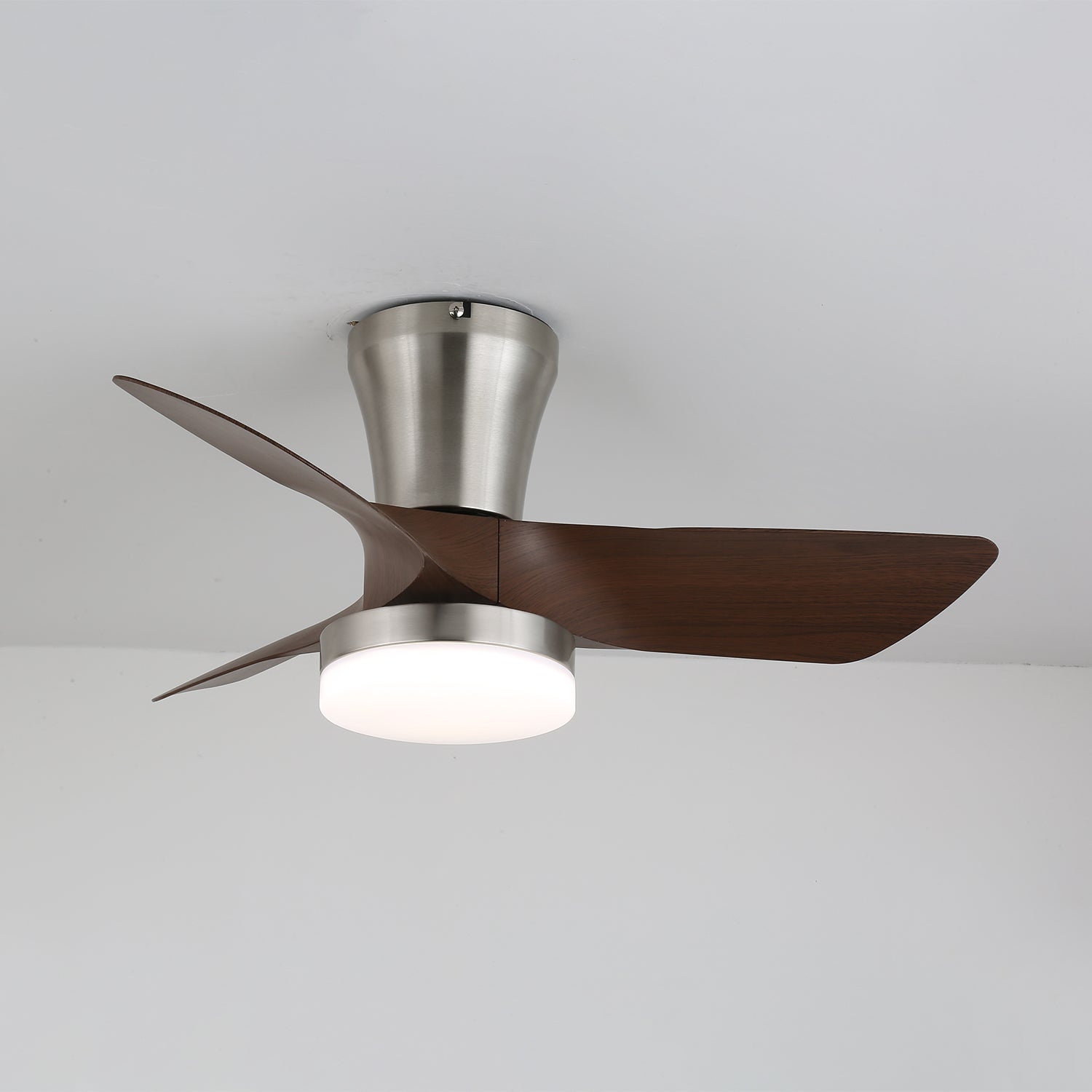 Trivon Plafonnier Ventilateur Moderne en Bois