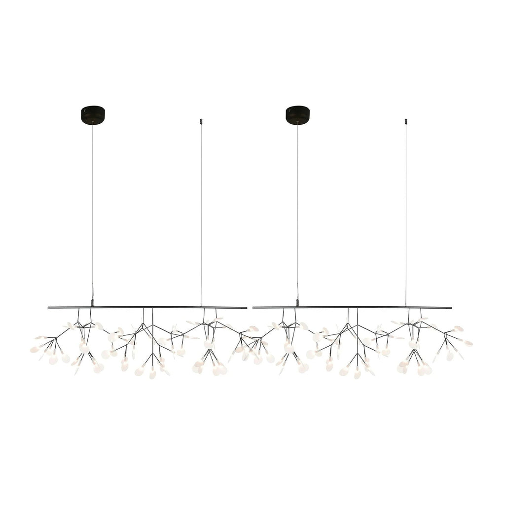 Lustra Lustre LED À Branches Longues Et Linéaires Artistiques