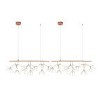 Lustra Lustre LED À Branches Longues Et Linéaires Artistiques