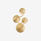 Lustra Applique Murale Feuille De Lotus En Laiton