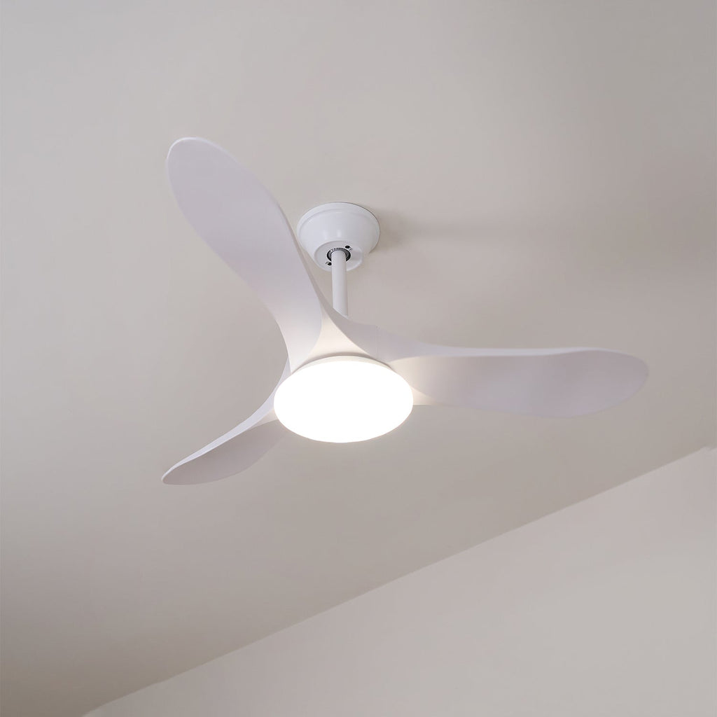 Plafonnier ventilateur moderne en bois Velix