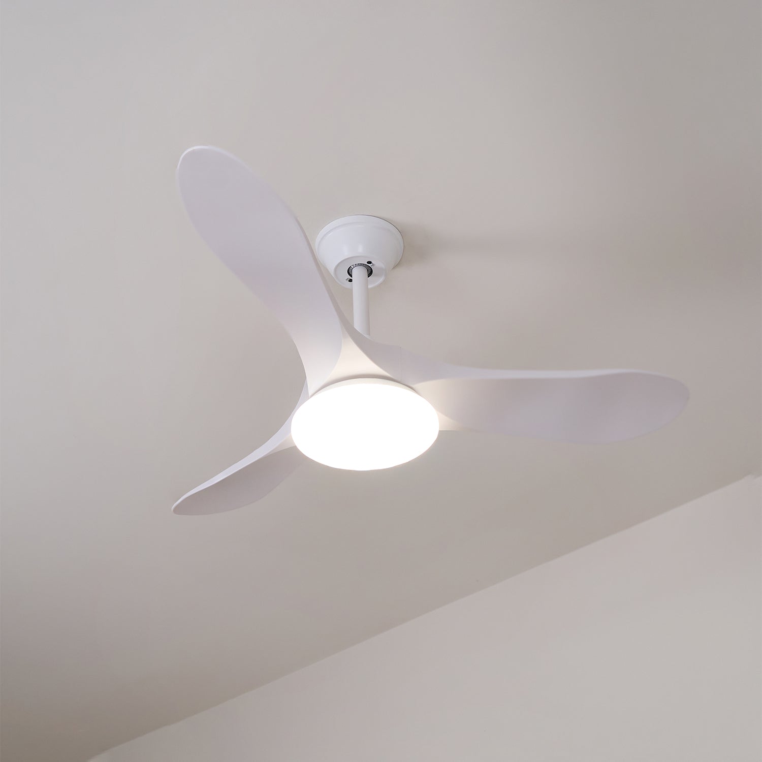 Plafonnier ventilateur moderne en bois Velix