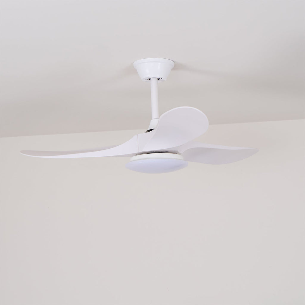 Plafonnier ventilateur moderne en bois Velix