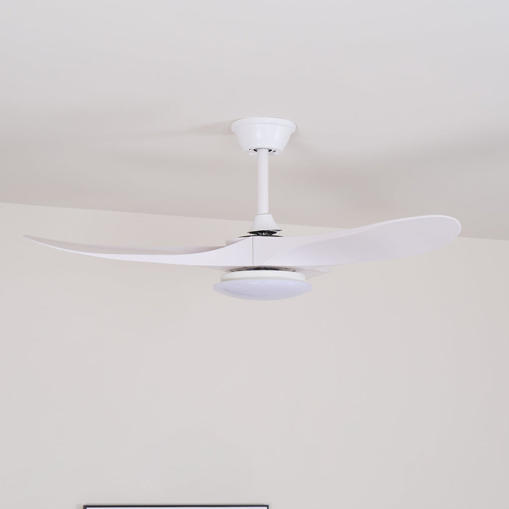 Plafonnier ventilateur moderne en bois Velix