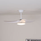 Plafonnier ventilateur moderne en bois Velix