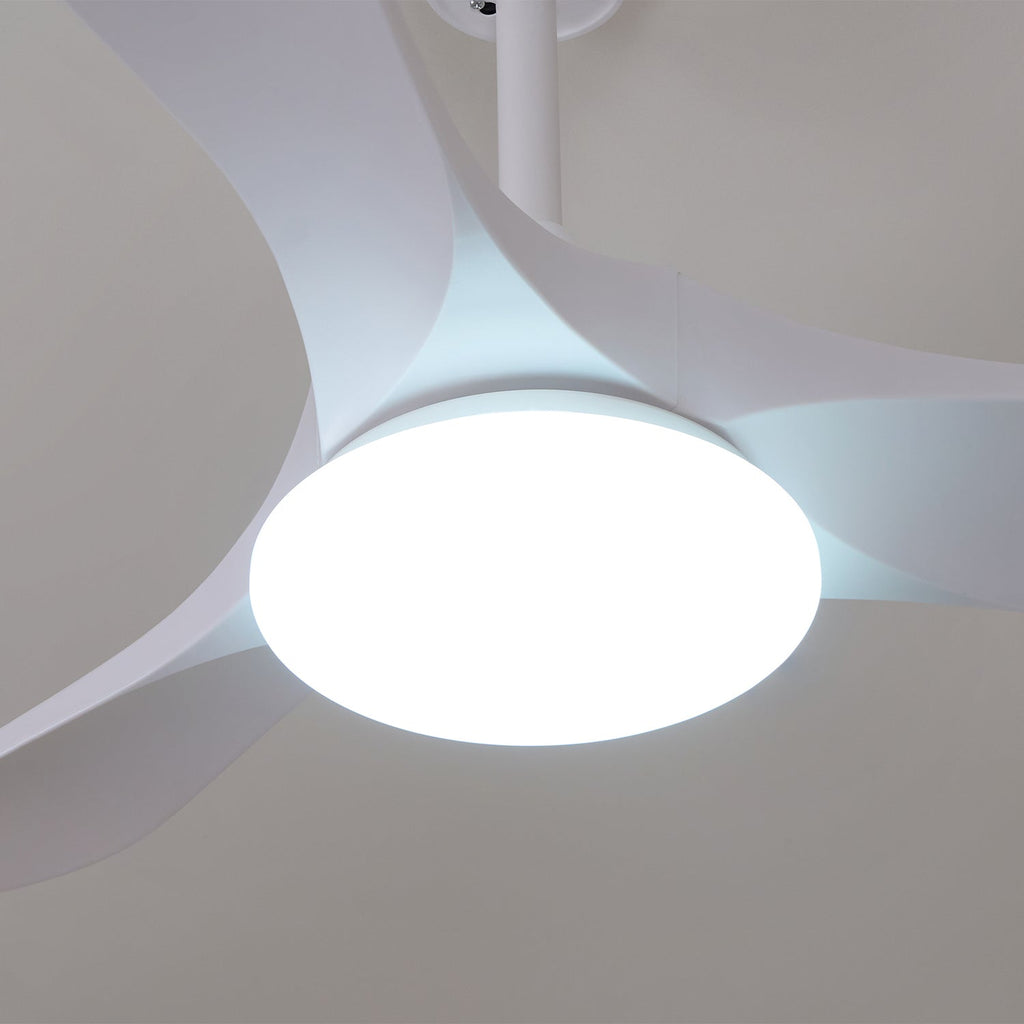 Plafonnier ventilateur moderne en bois Velix