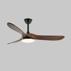 Plafonnier ventilateur moderne en bois Velix