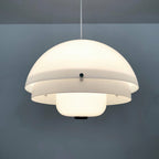 Cuthean Lampe Suspension Verre Blanc Laitier