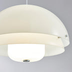 Cuthean Lampe Suspension Verre Blanc Laitier