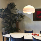 Cuthean Lampe Suspension Verre Blanc Laitier