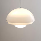 Cuthean Lampe Suspension Verre Blanc Laitier