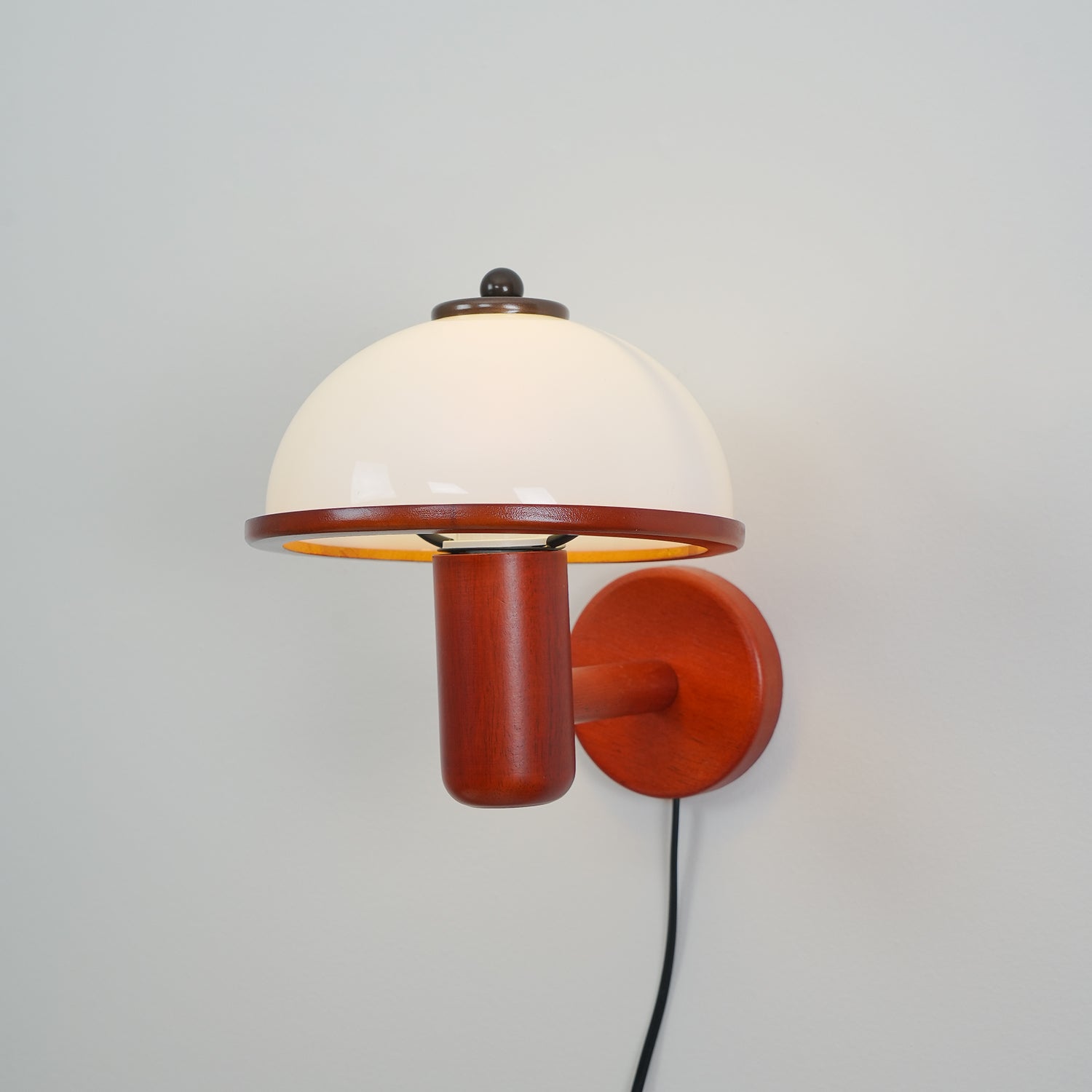 Lustra Applique Murale Champignon Bois de Chêne