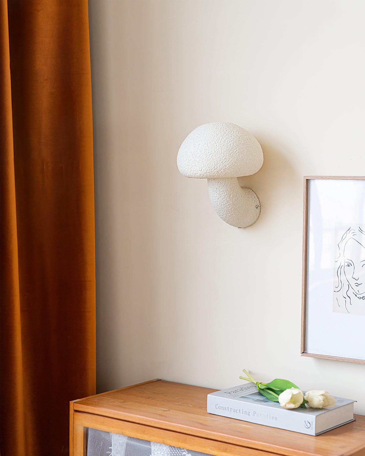Myvarira Lampe Murale à Champignon Individuel en Résine