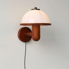 Lustra Applique Murale Champignon Bois de Chêne