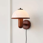 Lustra Applique Murale Champignon Bois de Chêne