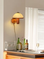 Lustra Applique Murale Champignon Bois de Chêne