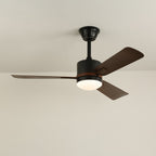 Zeyra Plafonnier Ventilateur Moderne en Bois