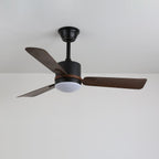 Zeyra Plafonnier Ventilateur Moderne en Bois