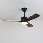 Zeyra Plafonnier Ventilateur Moderne en Bois