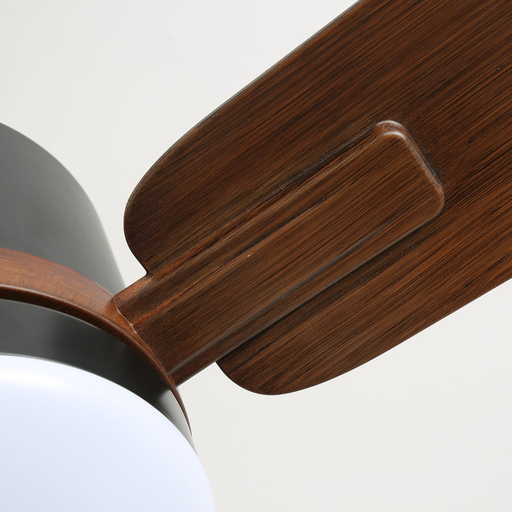 Zeyra Plafonnier Ventilateur Moderne en Bois