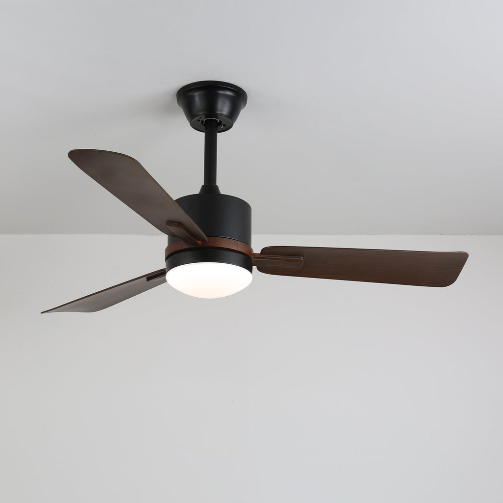 Zeyra Plafonnier Ventilateur Moderne en Bois