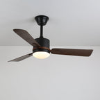 Zeyra Plafonnier Ventilateur Moderne en Bois