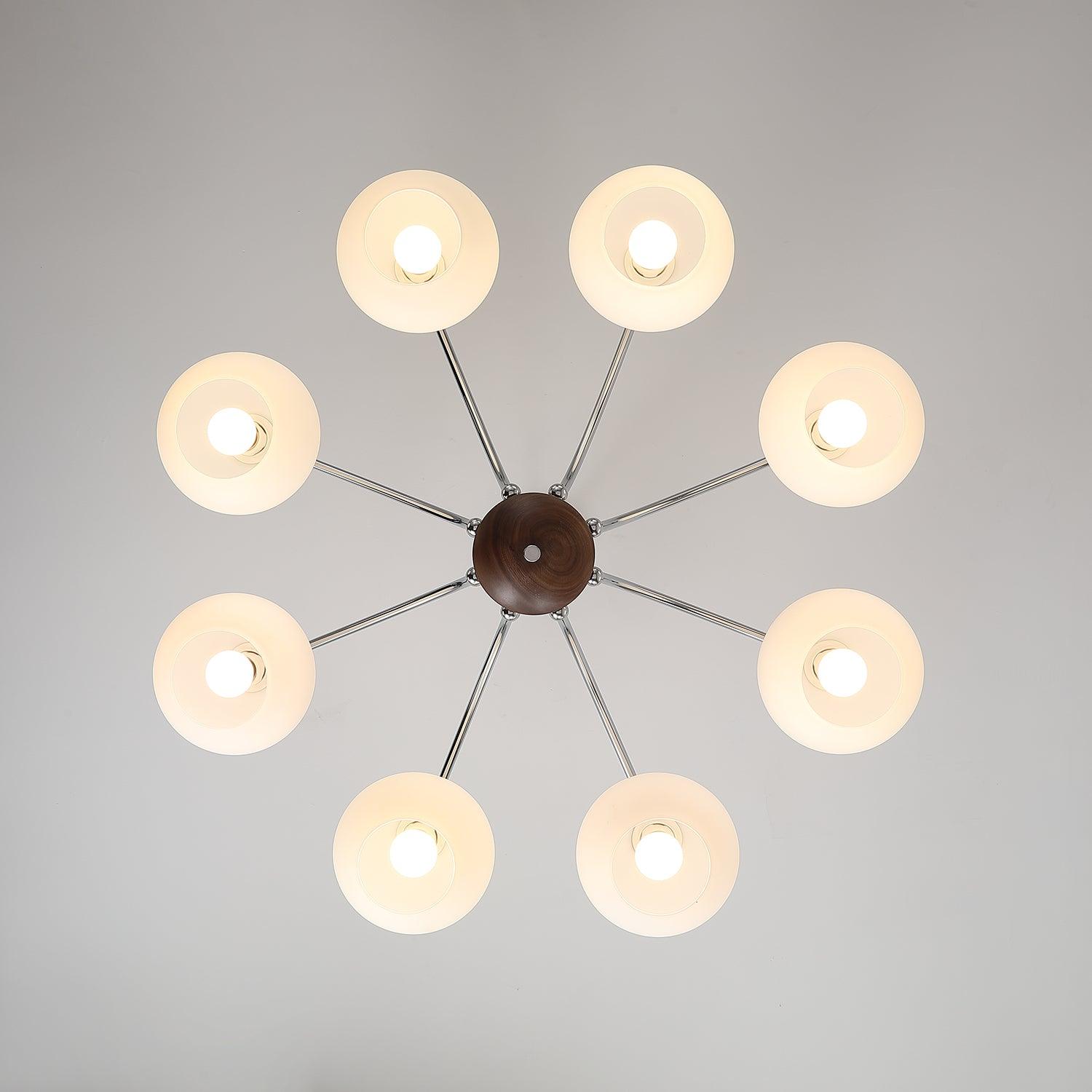 Lustra Lustre Contemporain à Bras Globe
