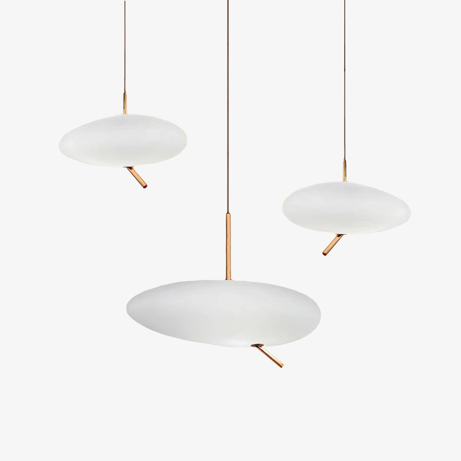 Nebula Lustre Suspendu Moderne En Verre