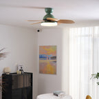 Liora Plafonnier Ventilateur pour Enfants en Verre Coloré