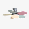 Liora Plafonnier Ventilateur pour Enfants en Verre Coloré