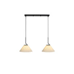 Zoravine Plissé Tissu Suspension Lumière