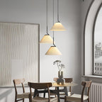 Zoravine Plissé Tissu Suspension Lumière