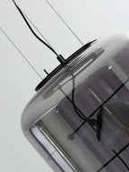 Lune Suspension en Verre Contemporaine