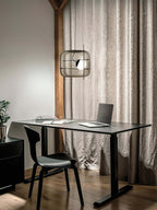 Lune Suspension en Verre Contemporaine