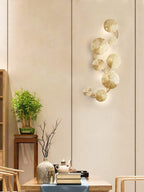 Lustra Applique Murale Feuille De Lotus En Laiton