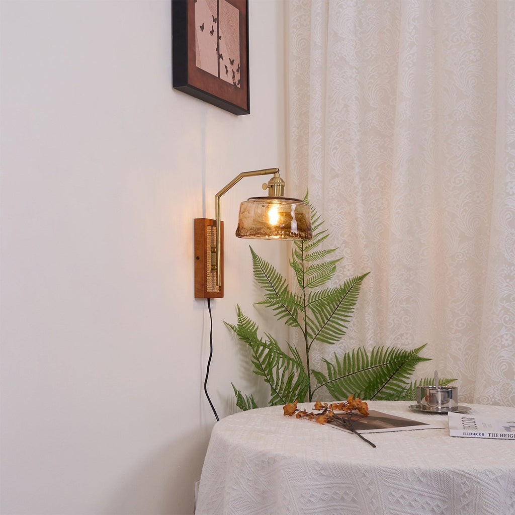 Cusorion Premium Nordic Art Glass Bamboo Wall Lamp