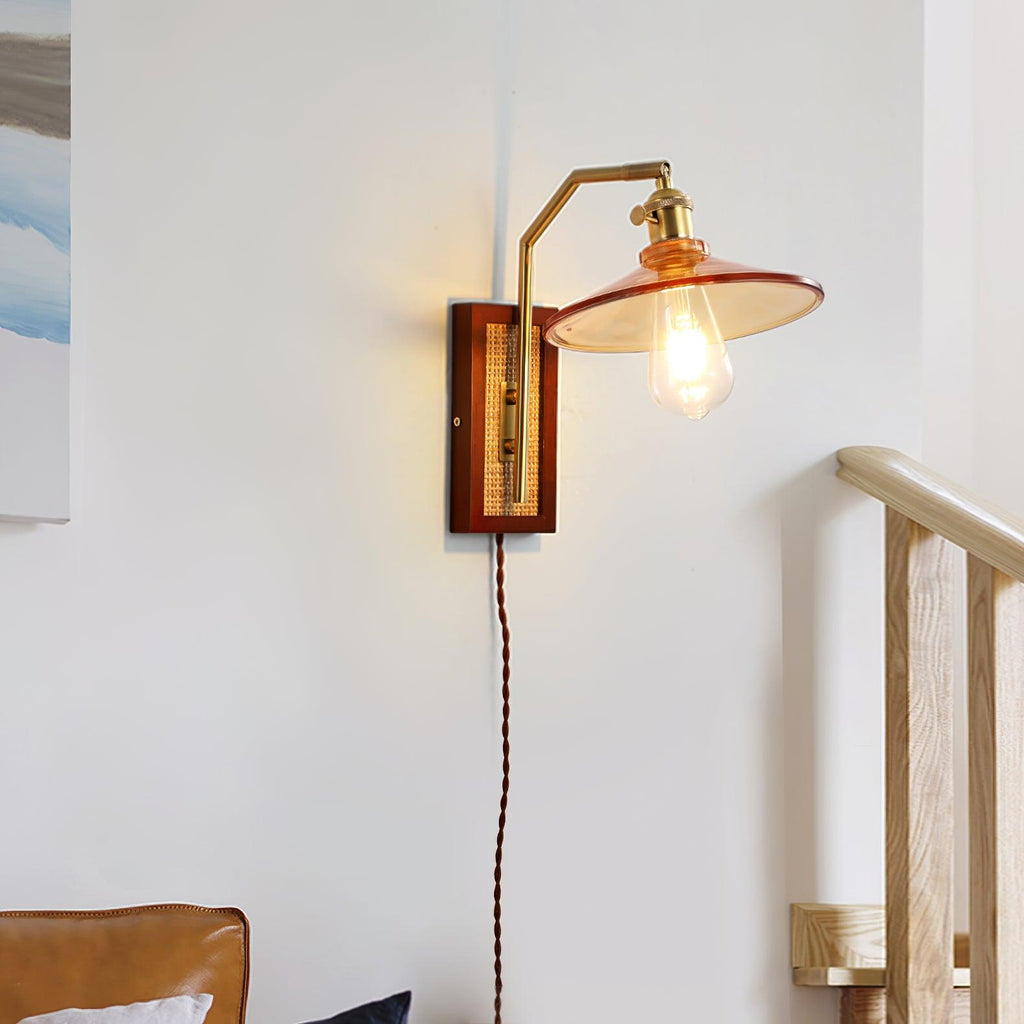 Cusorion Premium Nordic Art Glass Bamboo Wall Lamp