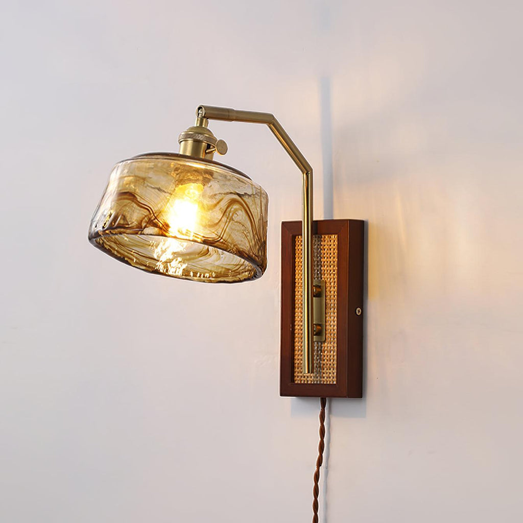 Cusorion Premium Nordic Art Glass Bamboo Wall Lamp