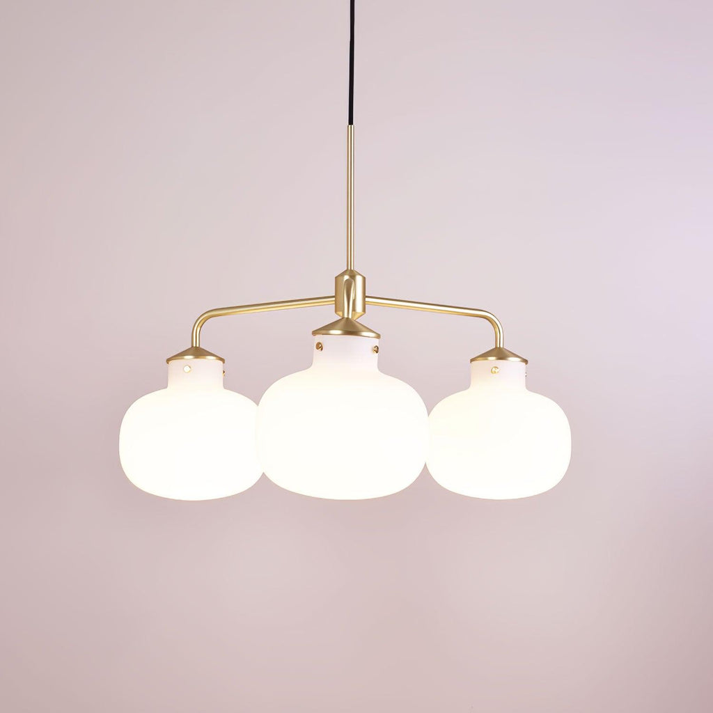 Halo Contemporary Glass Pendant Lamp