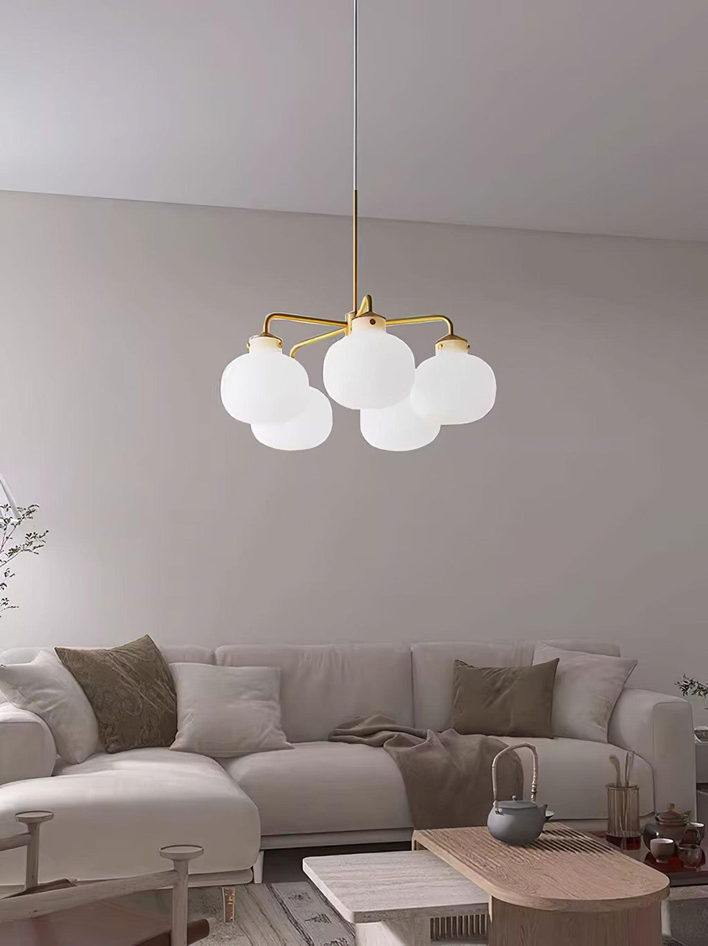 Halo Contemporary Glass Pendant Lamp