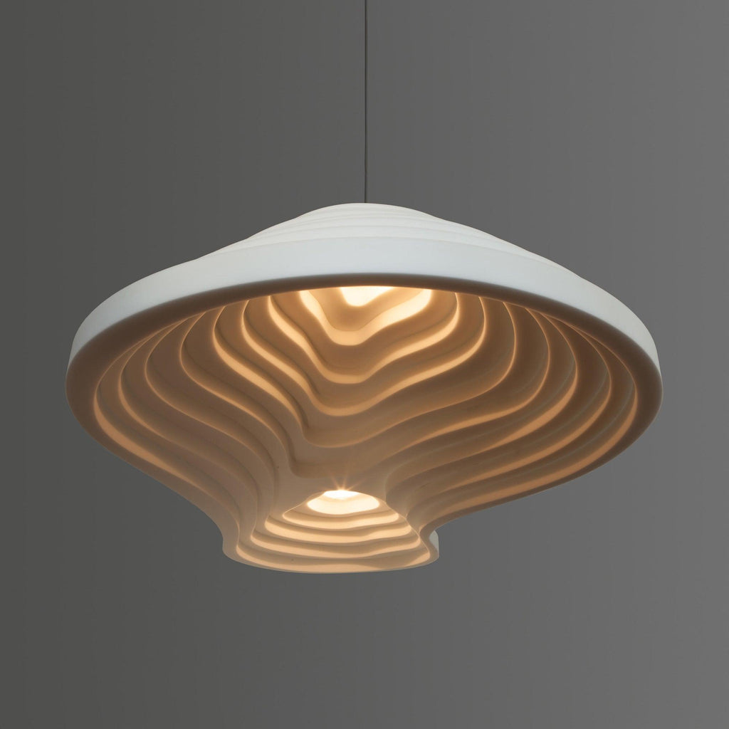 Ripple Lustre Suspendu Minimaliste En Résine